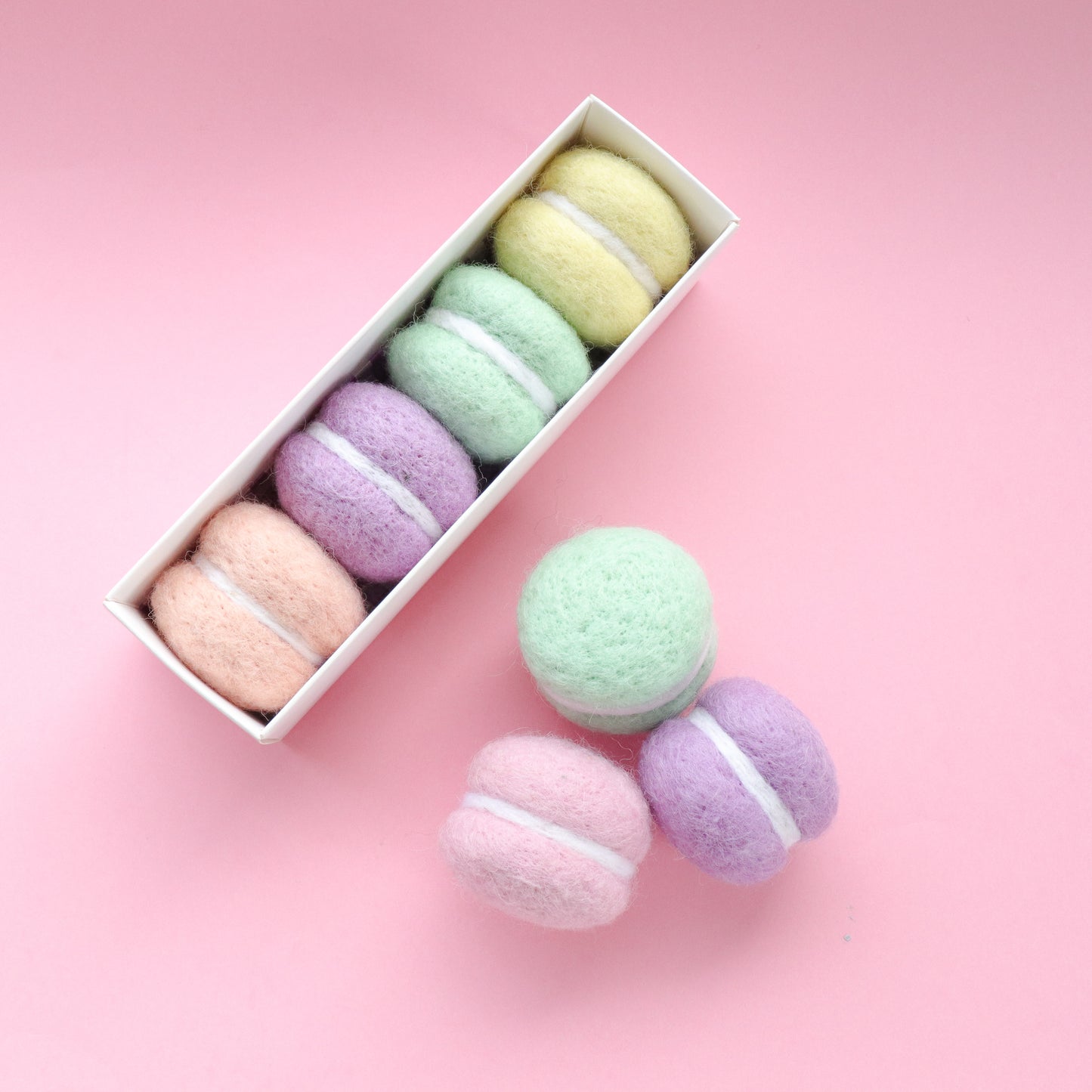 Felt Macarons