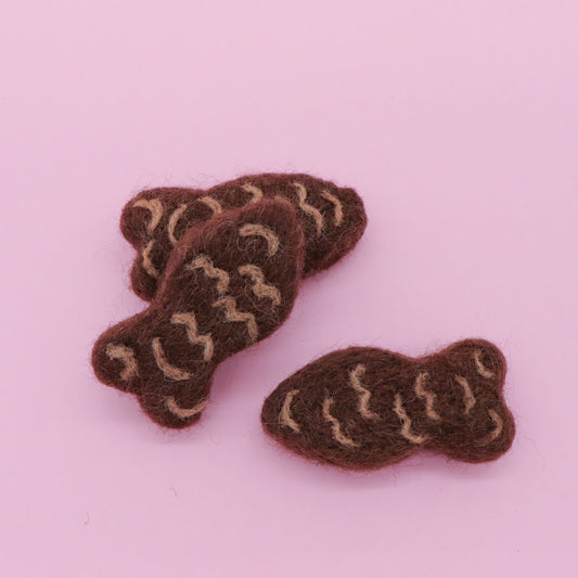 Felt Chocolate Fish
