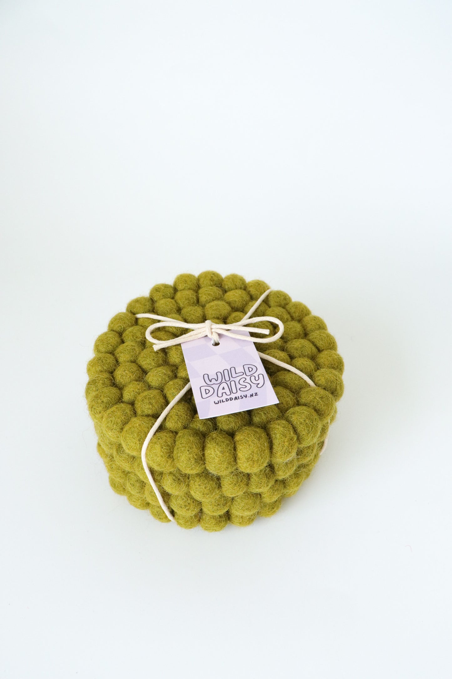Felt Ball Coasters - Set of 4
