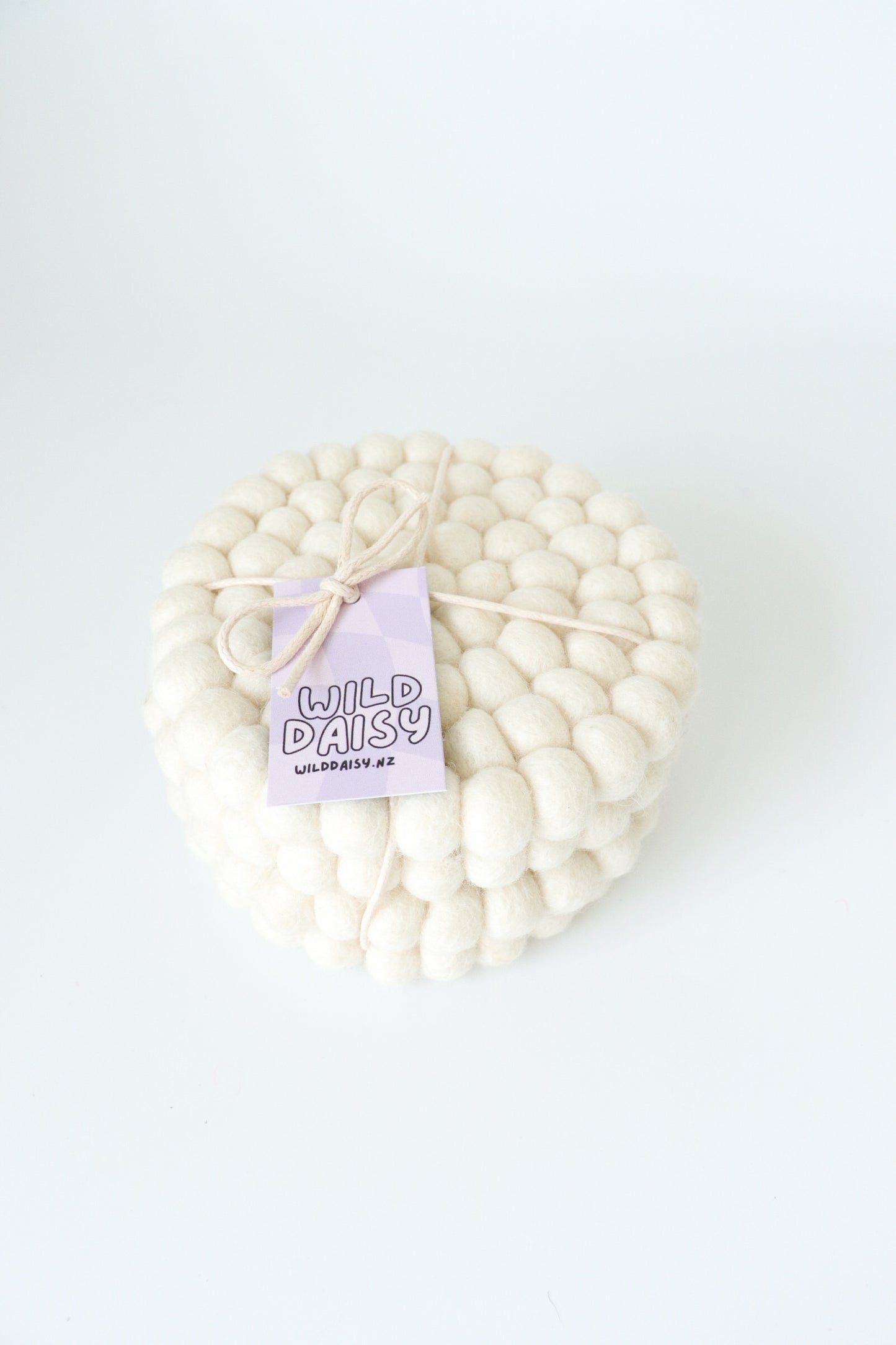 Felt Ball Coasters - Set of 4