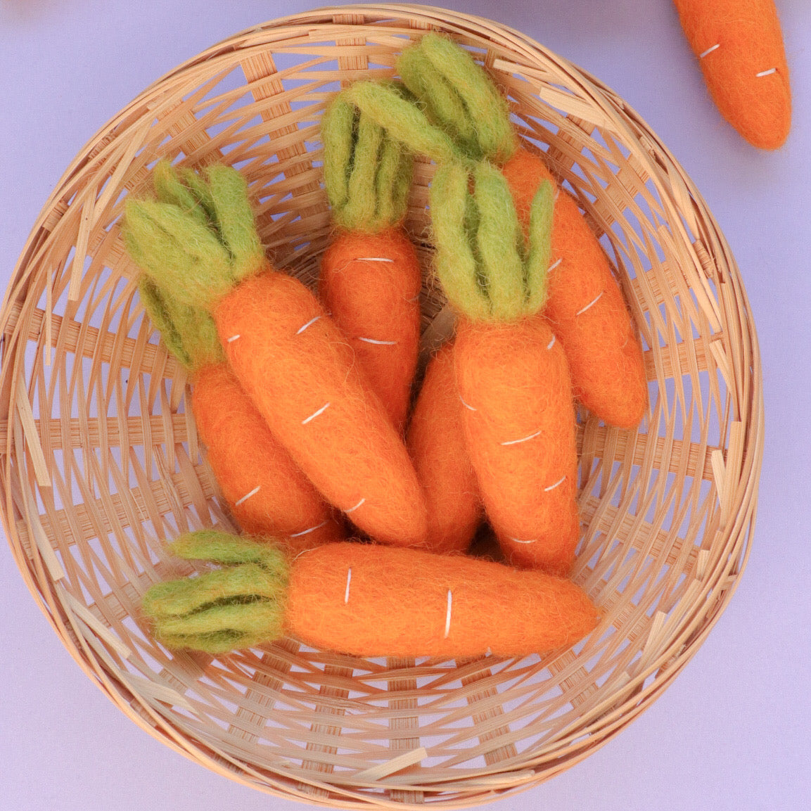 Felt Carrots