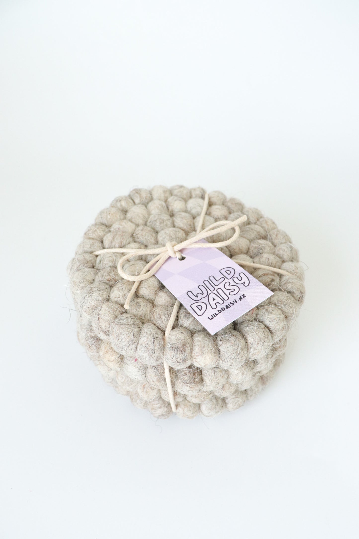 Felt Ball Coasters - Set of 4