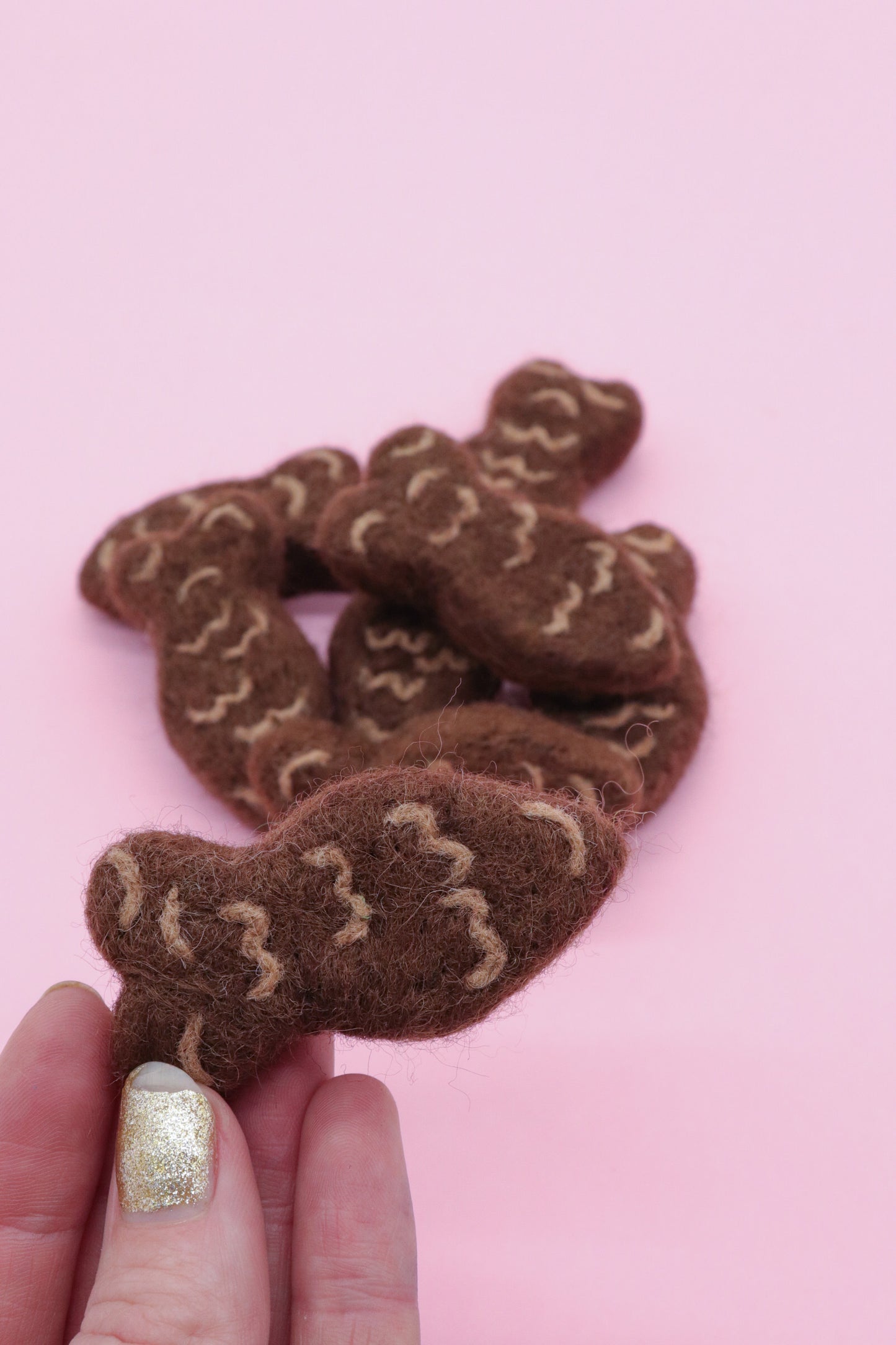 Felt Chocolate Fish