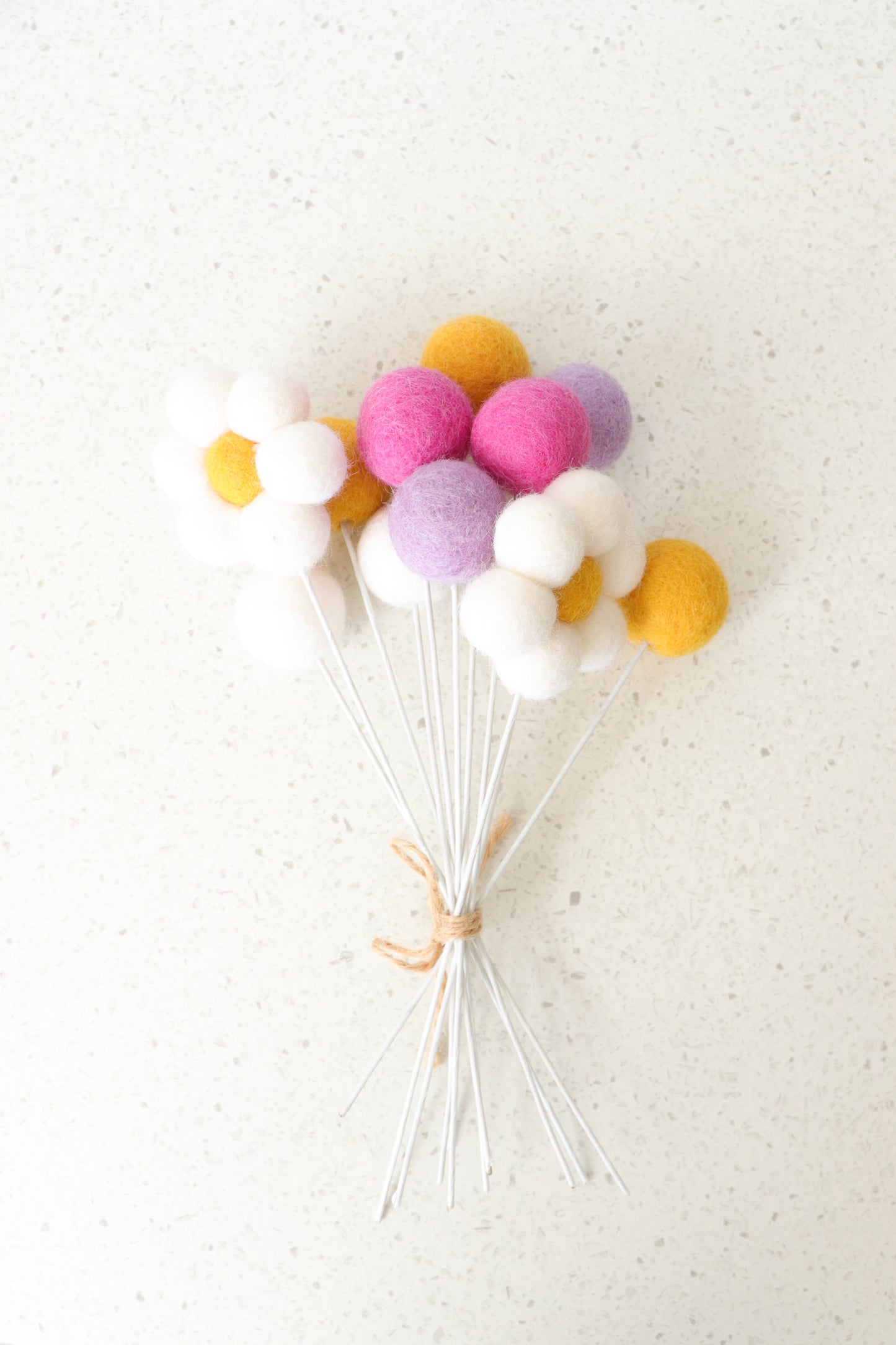 Spring Felt Ball Bouquet