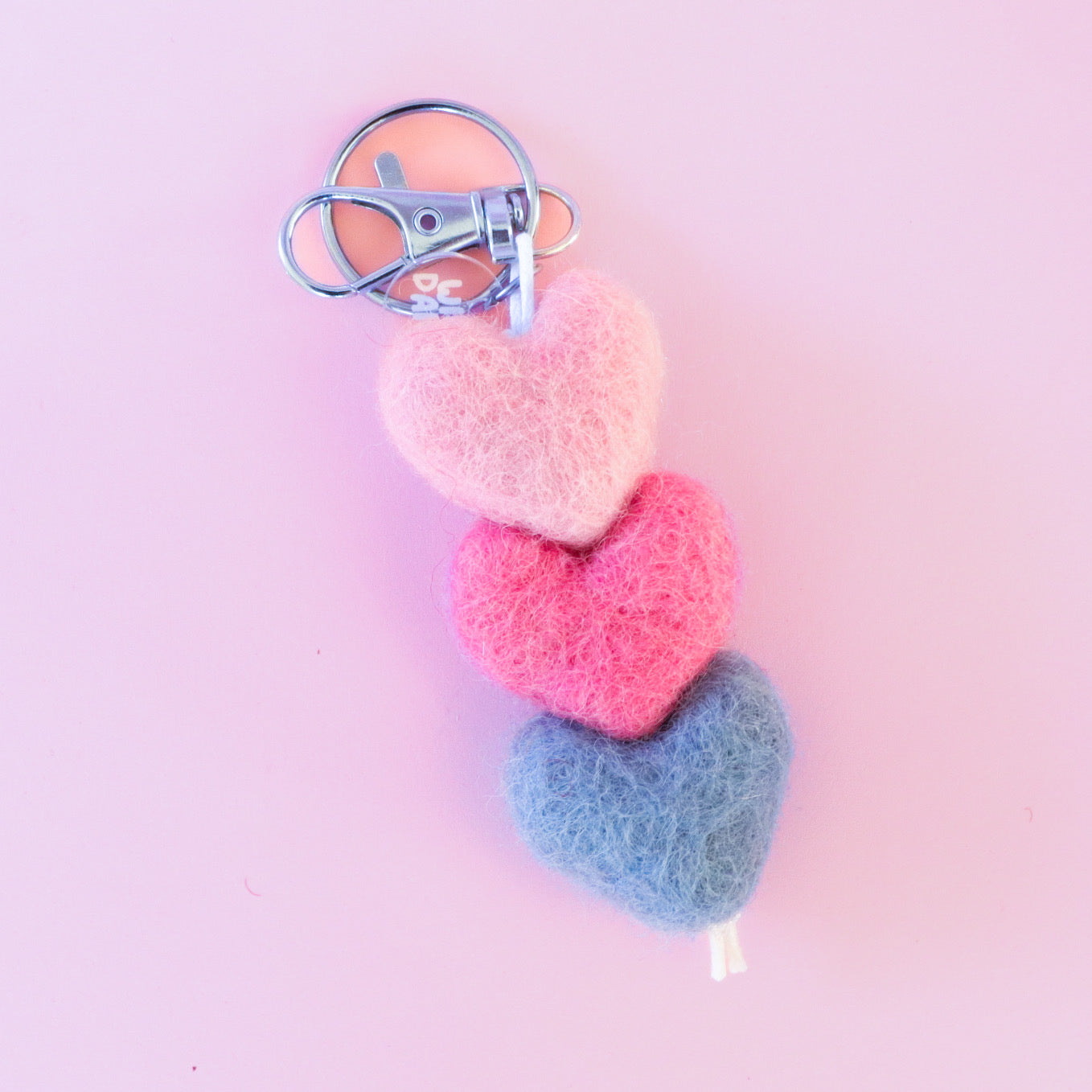 Trio of Hearts Keychain