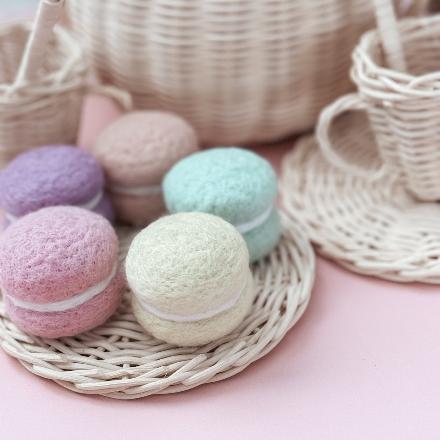 Felt Macarons