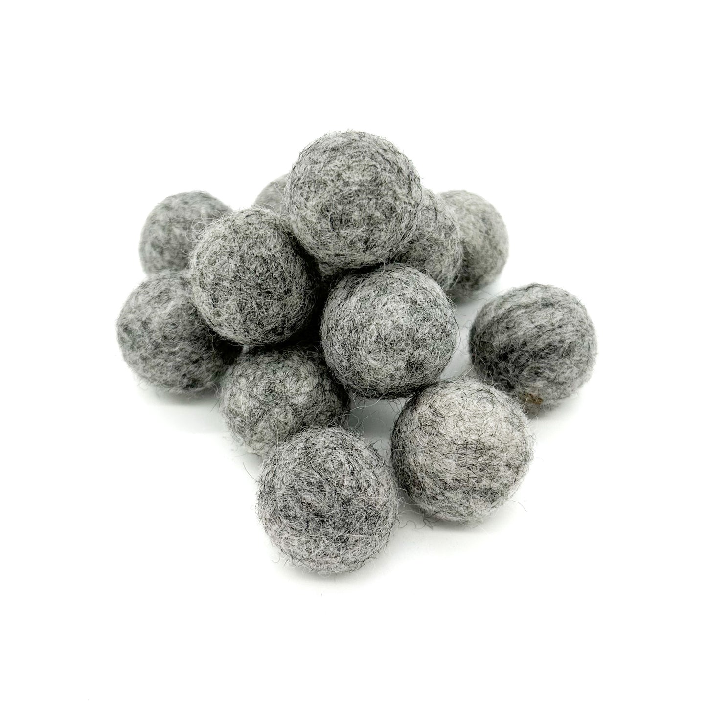 MARBLE GREY FELT BALL