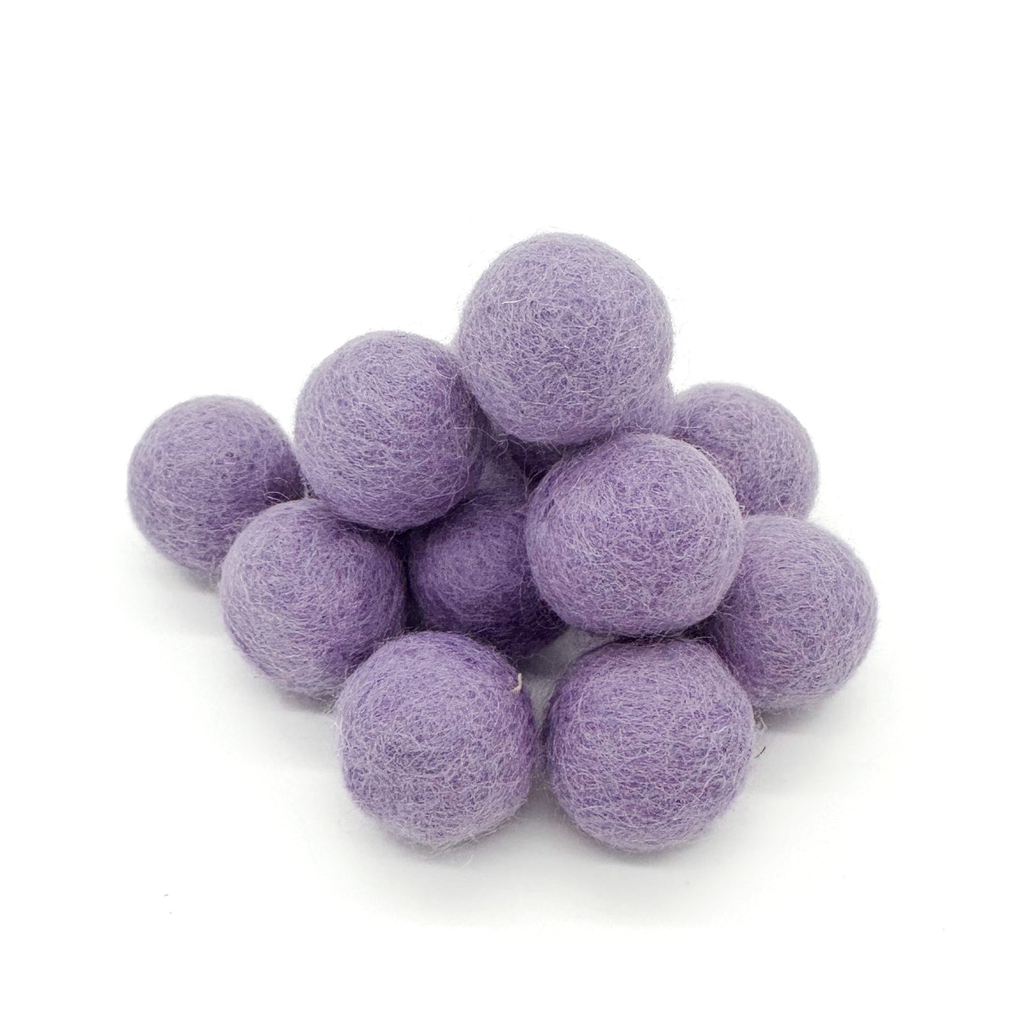 PURPLE FELT BALL (73)