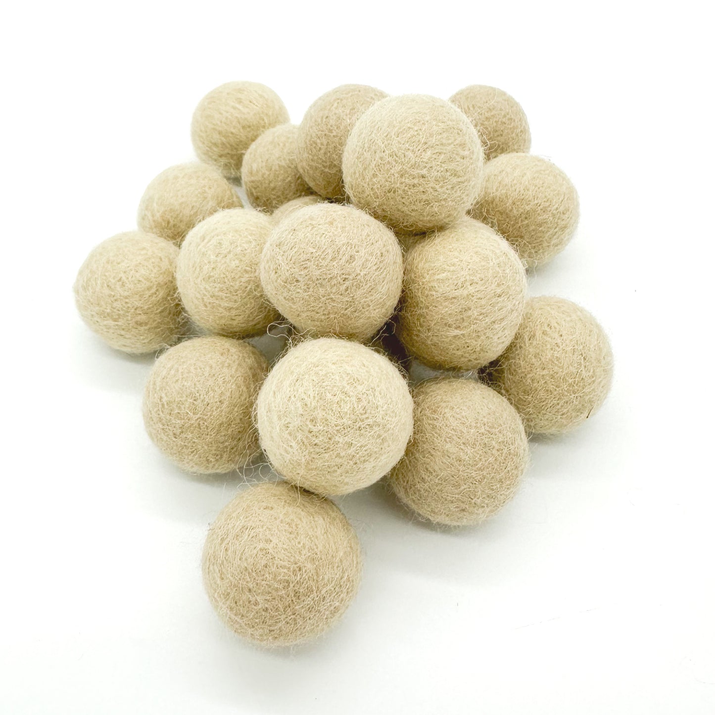 ALMOND FELT BALL (38)