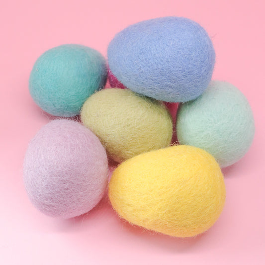 Felt Solid Coloured Easter Egg