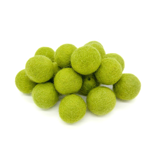 PISTACHIO FELT BALL