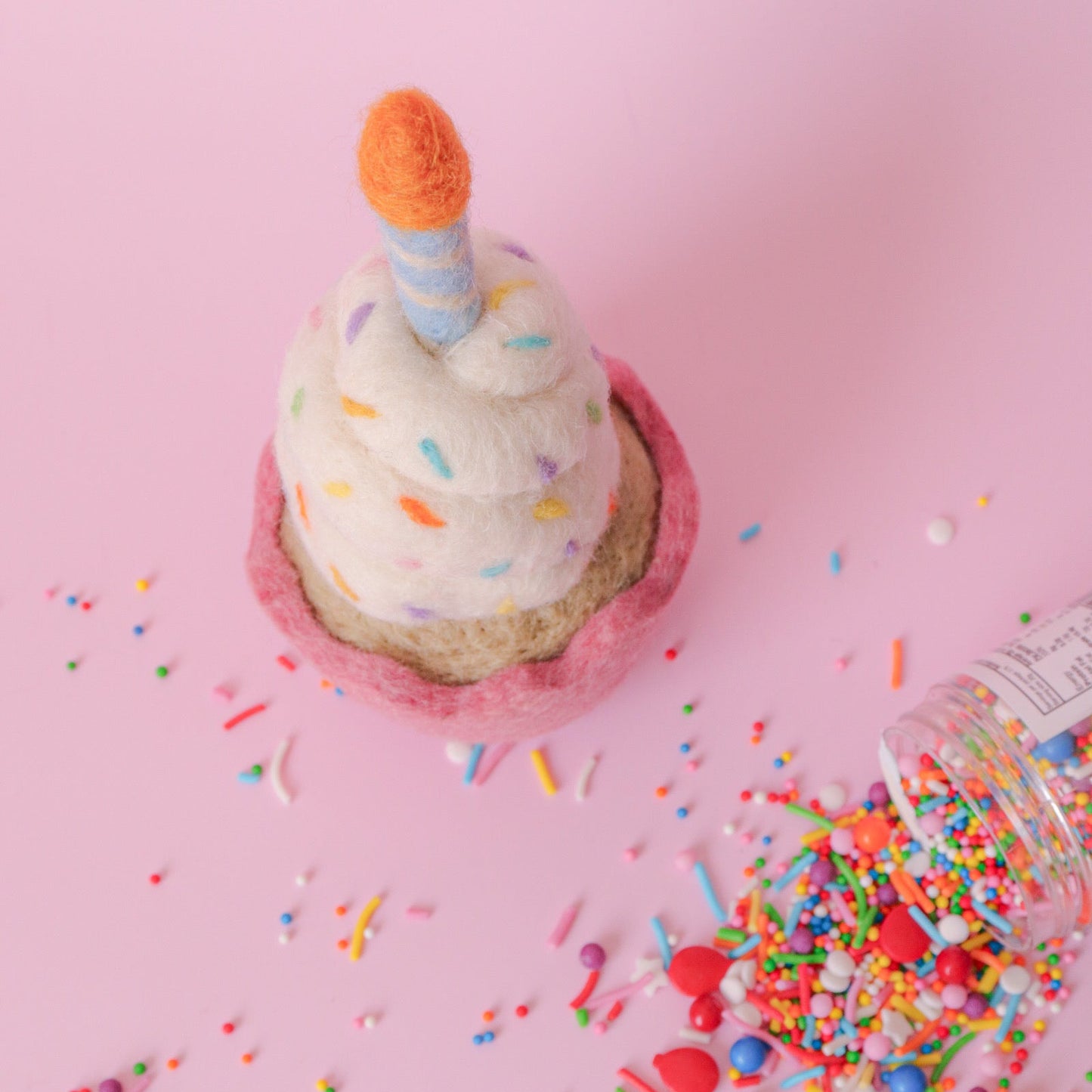 Felt Birthday Cupcake