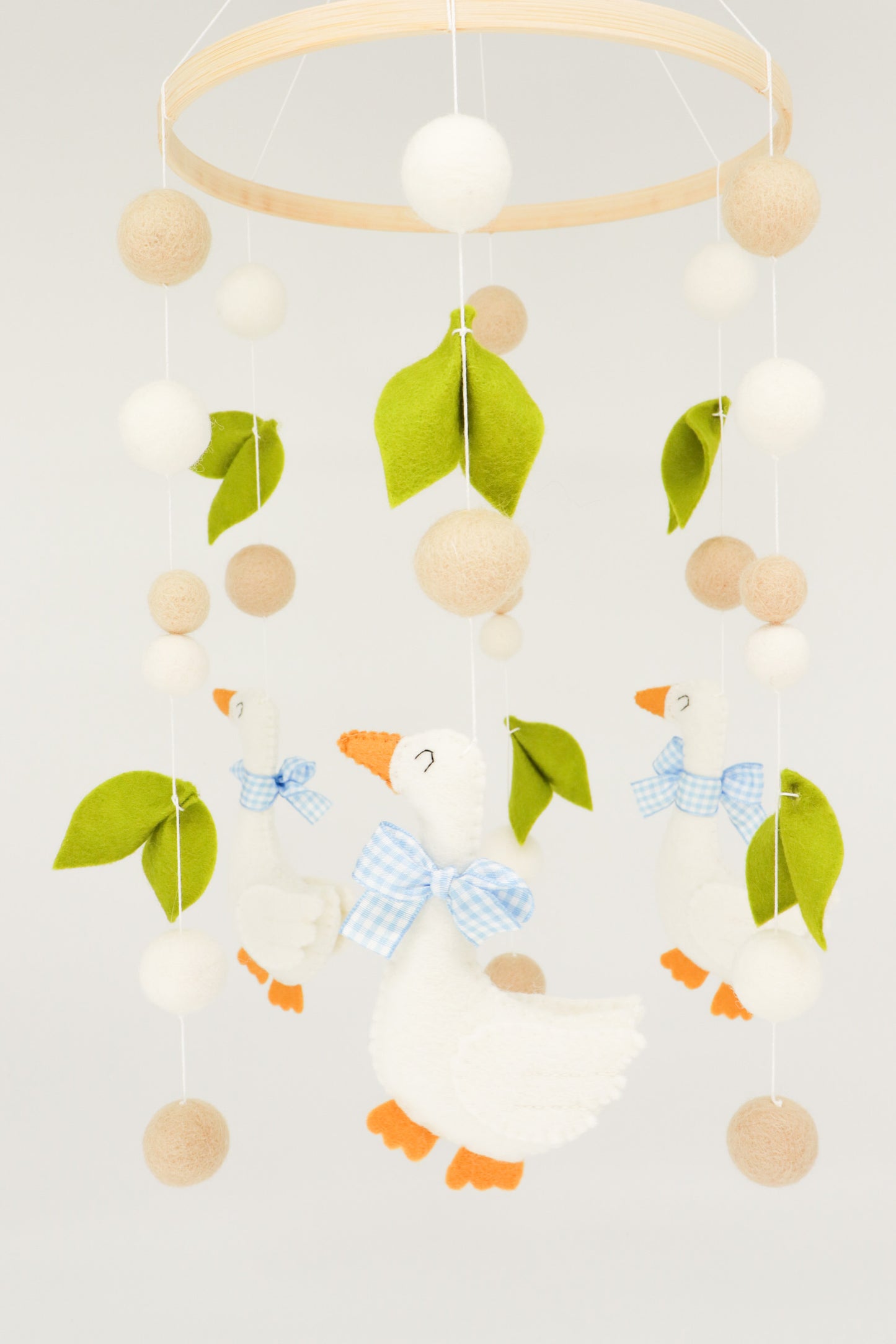 Felt Goose Baby Mobile