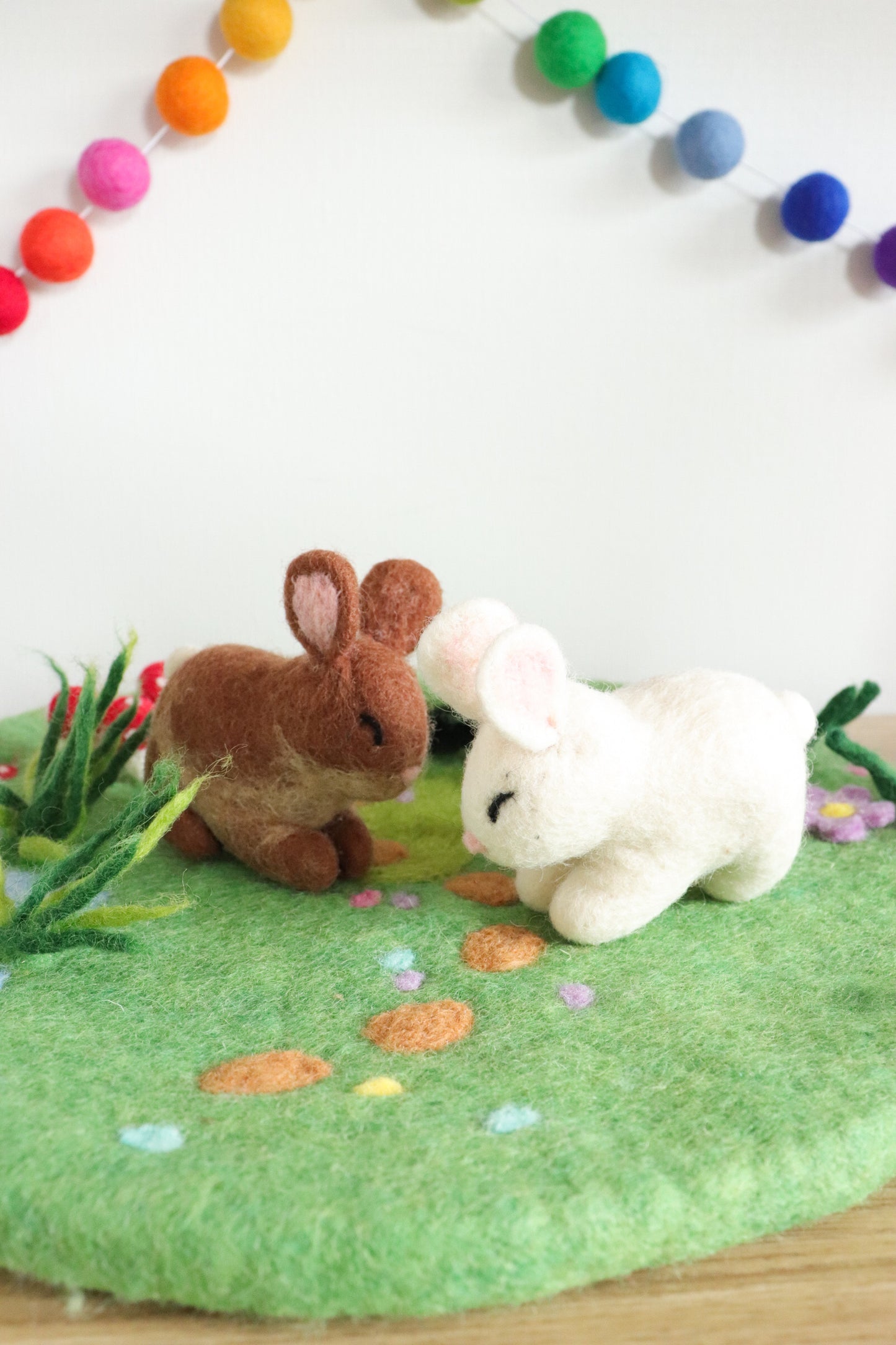 Felt Playscape Mat - Rabbit Wonderland