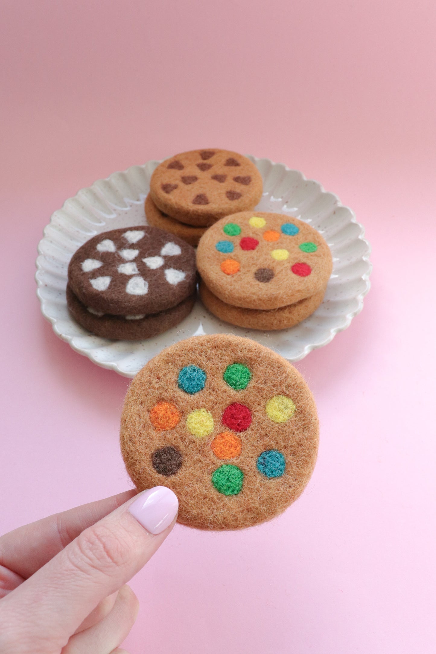 Felt Chocolate Chip Cookie
