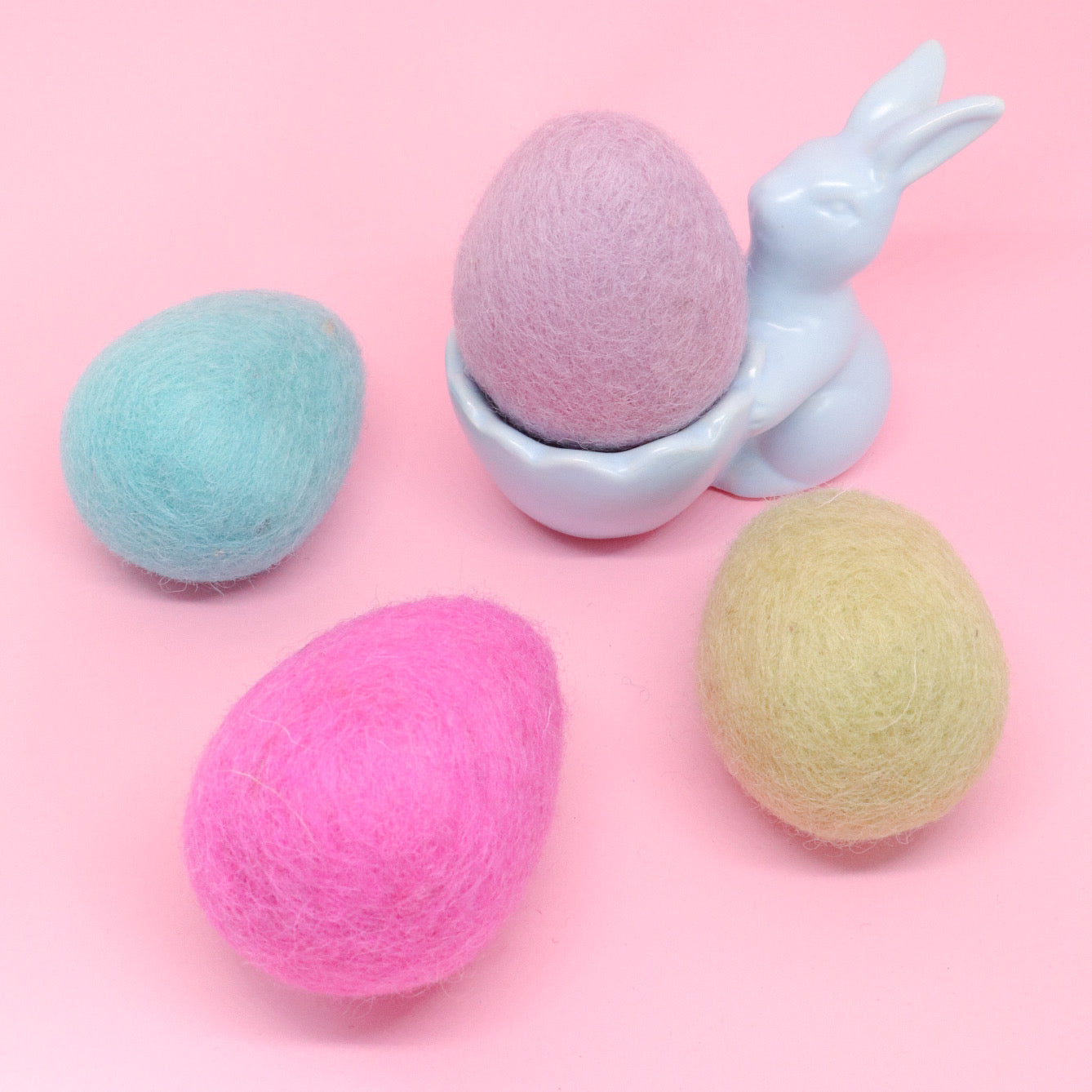 Felt Solid Coloured Easter Egg