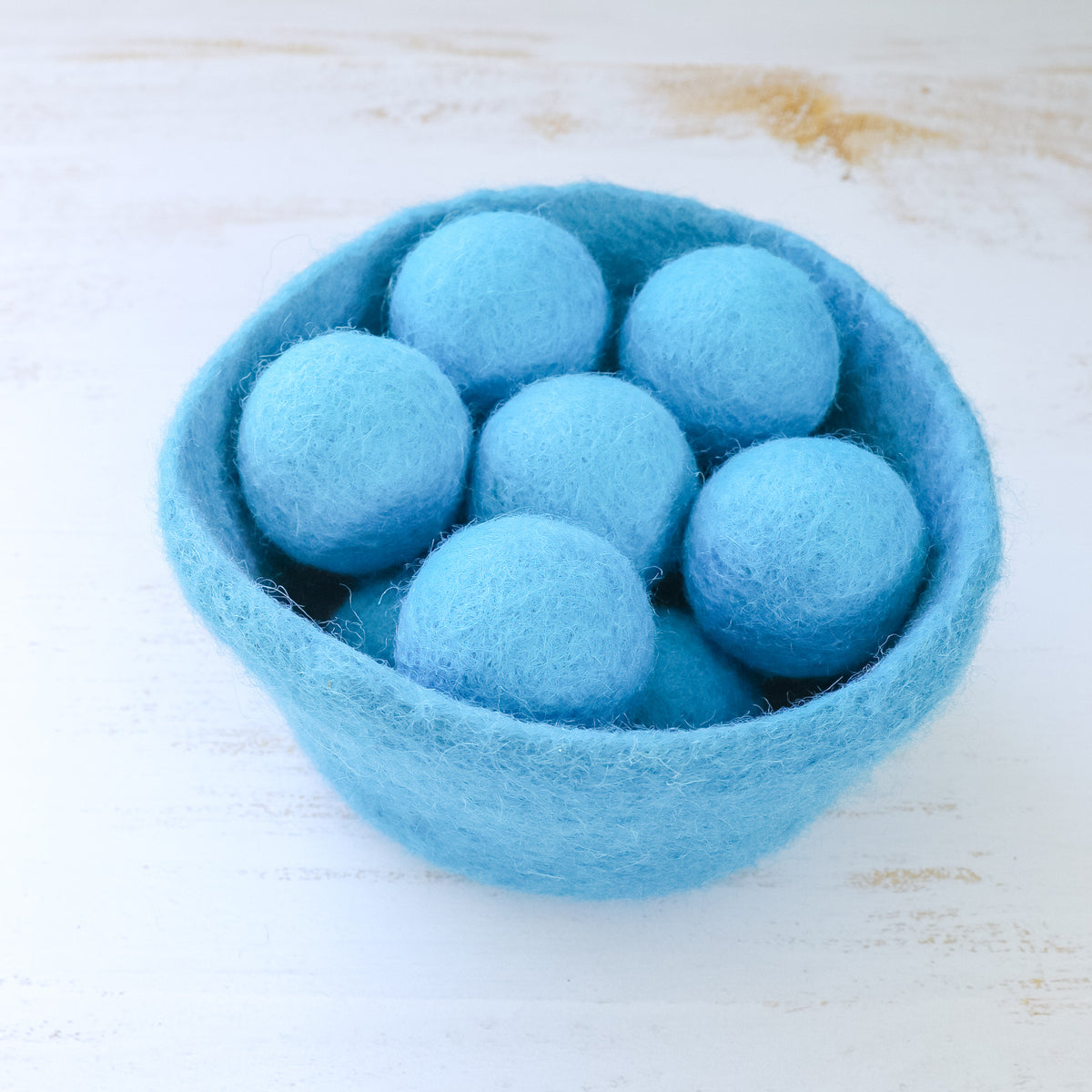 Felt Bowl with Sorting Balls