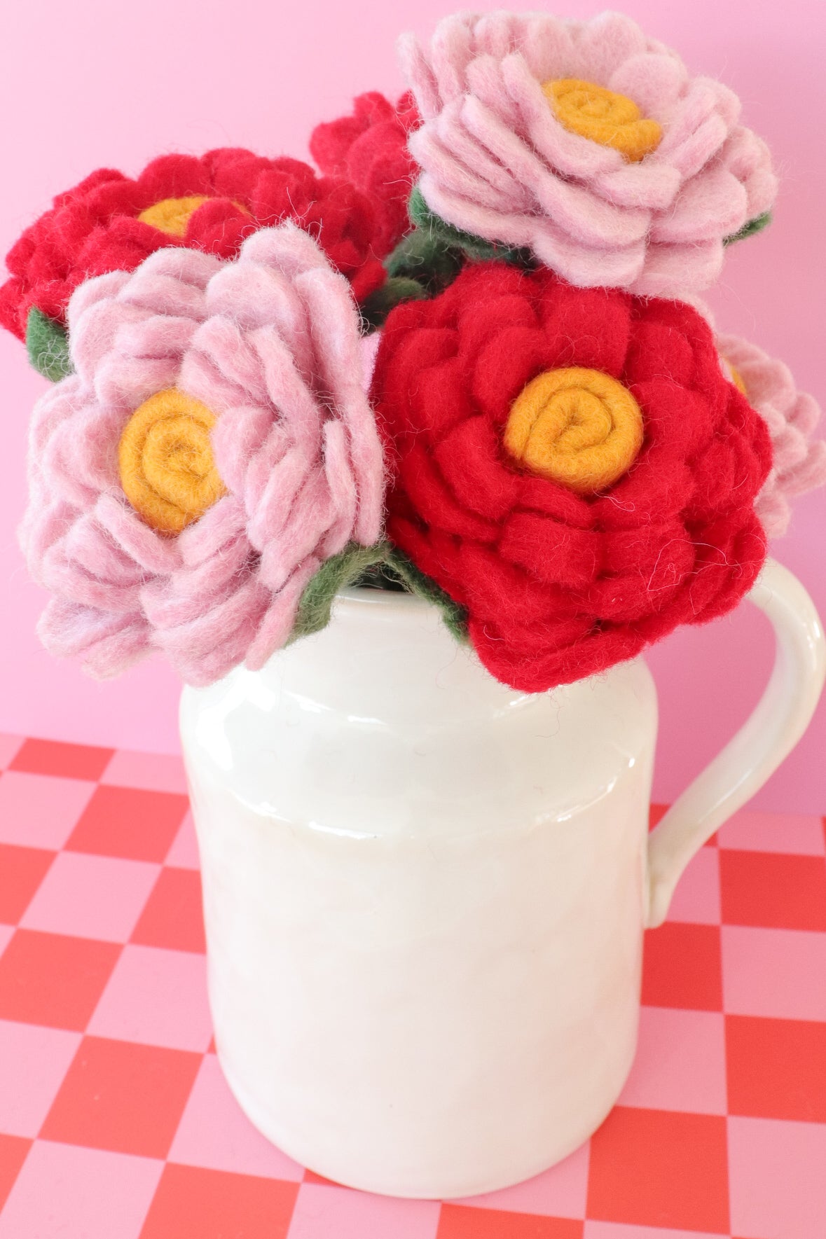 Felt Ranunculus Flowers