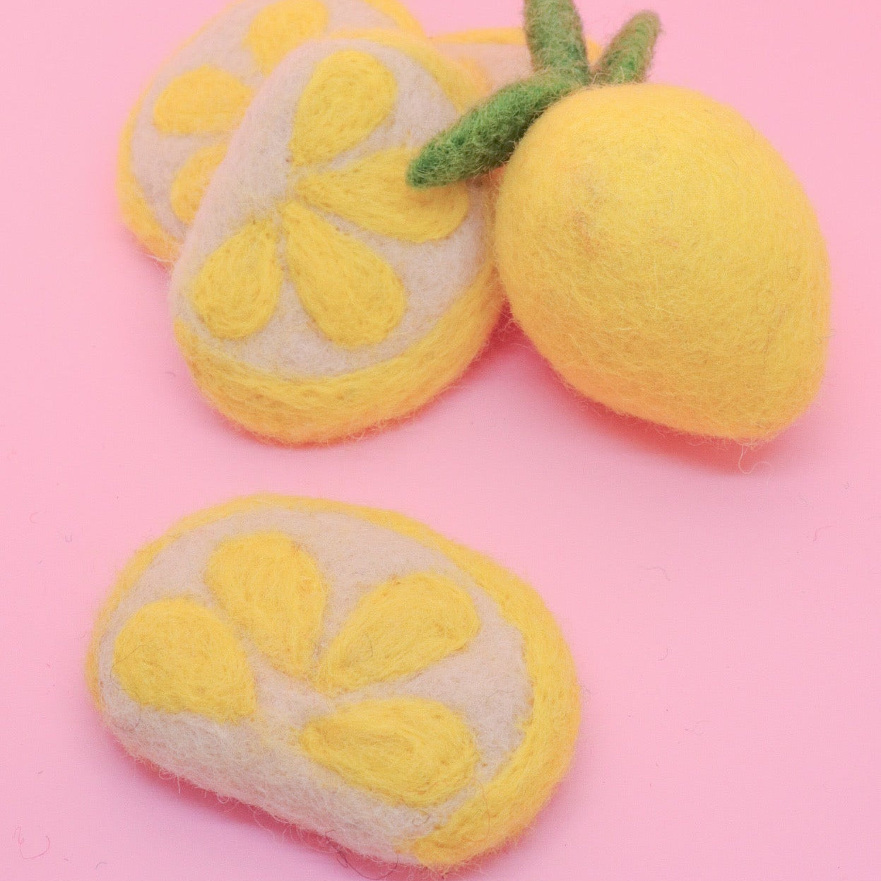 Felt Slice of Lemon