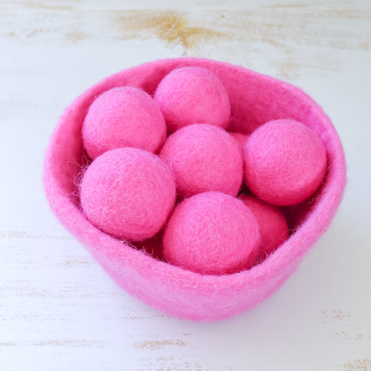 Felt Bowl with Sorting Balls