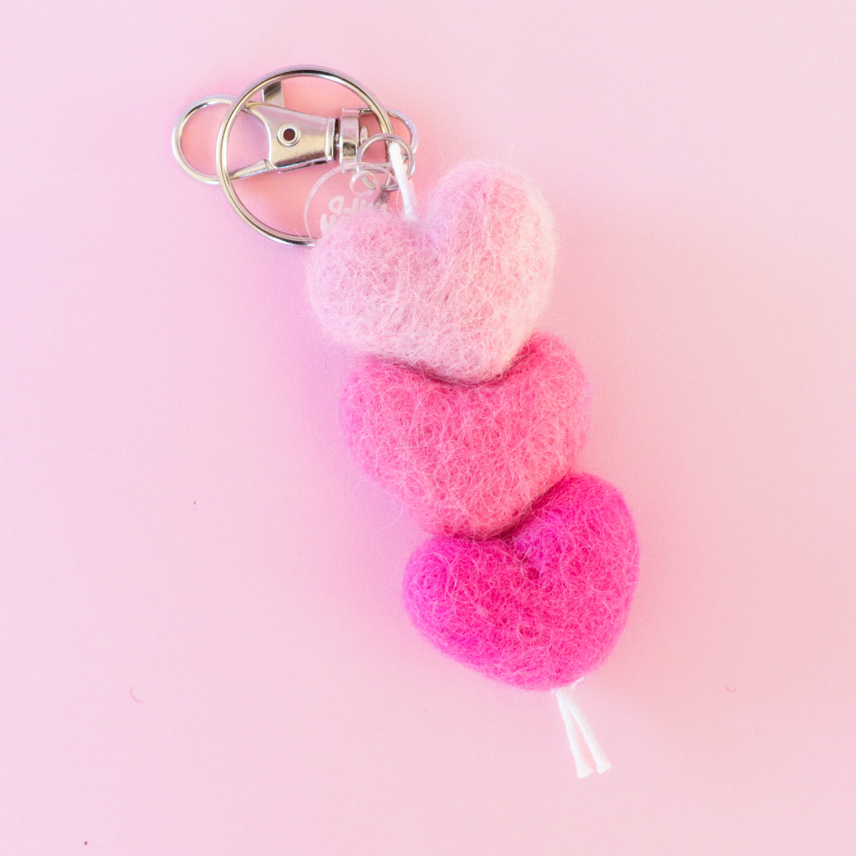 Trio of Hearts Keychain