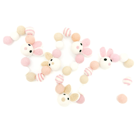 BLUSH EASTER BUNNY GARLAND