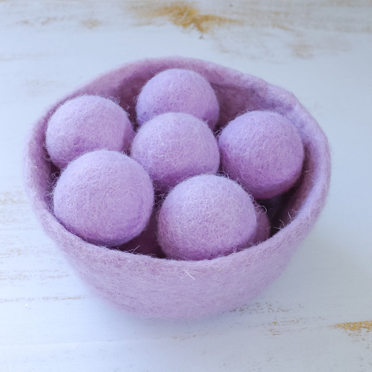 Felt Bowl with Sorting Balls
