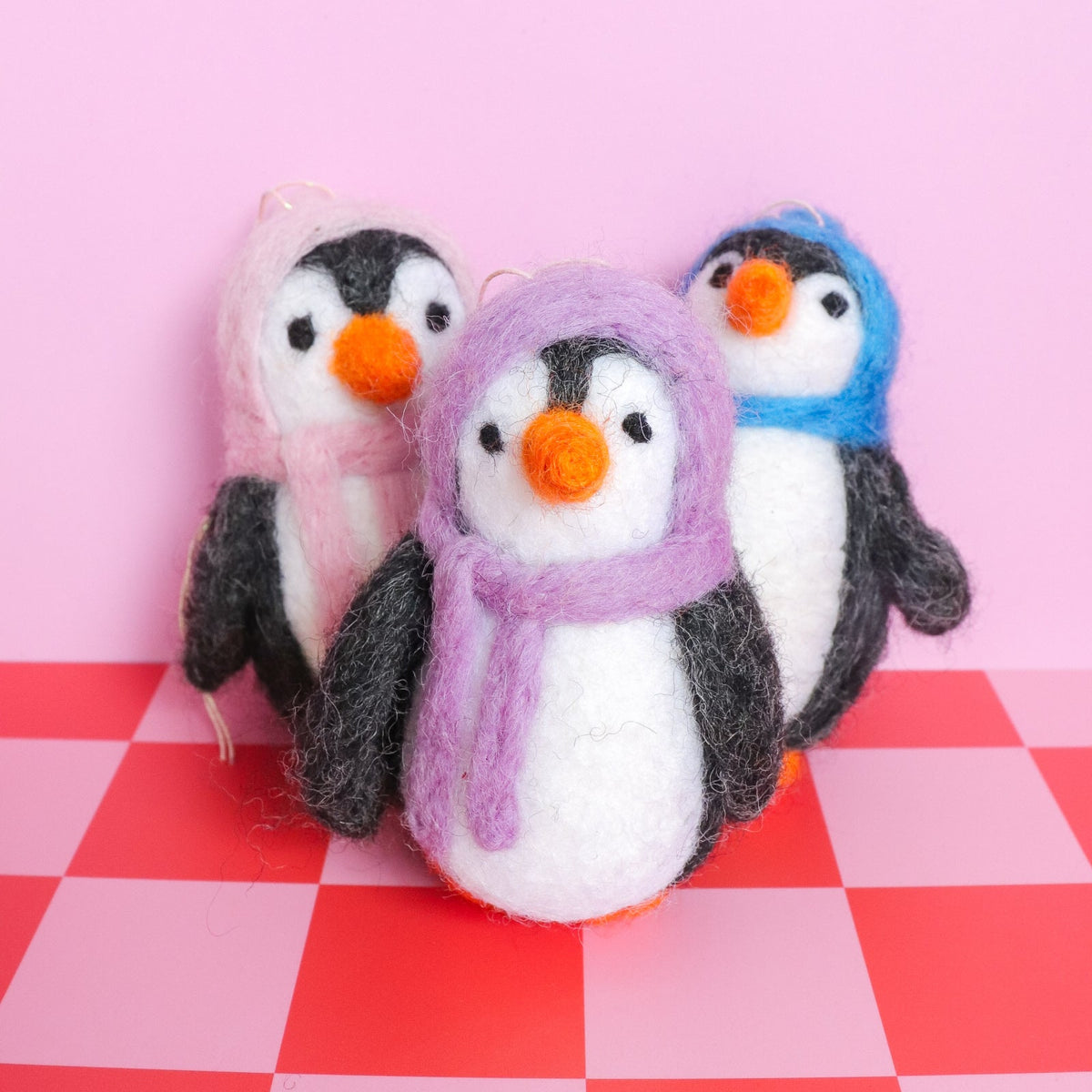 Felt Penguin Christmas Ornament