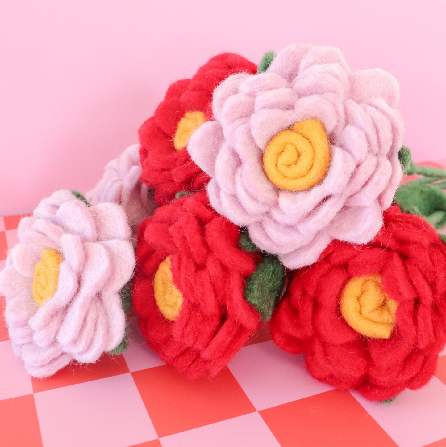 Felt Ranunculus Flowers