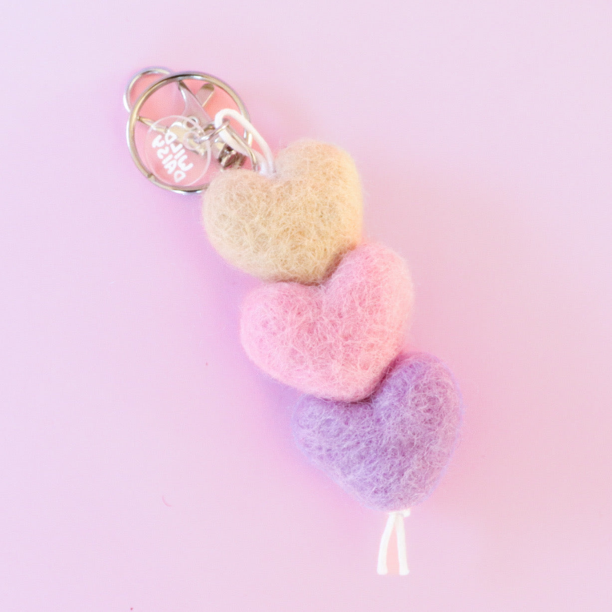 Trio of Hearts Keychain