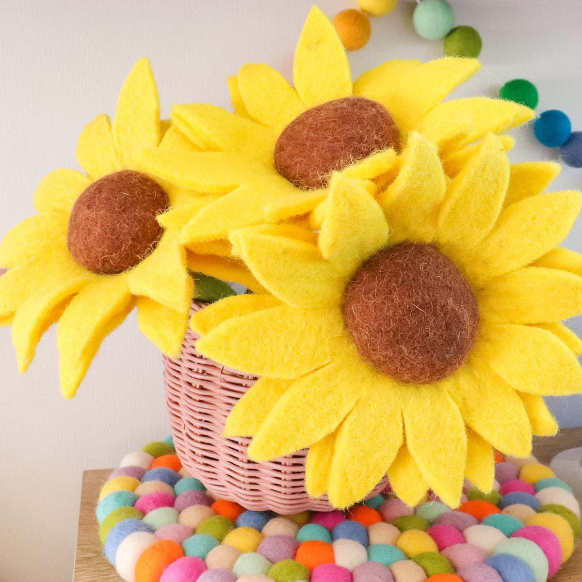 Felt Sunflower