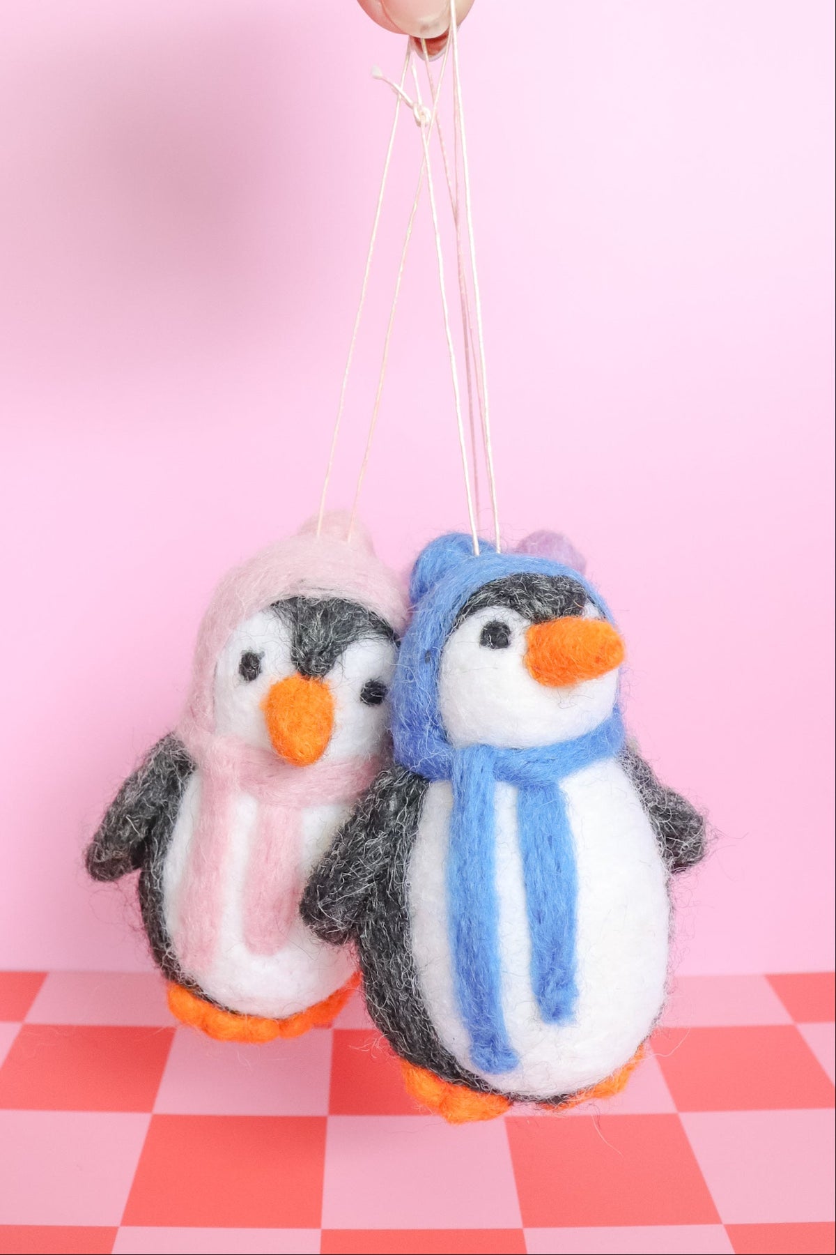Felt Penguin Christmas Ornament