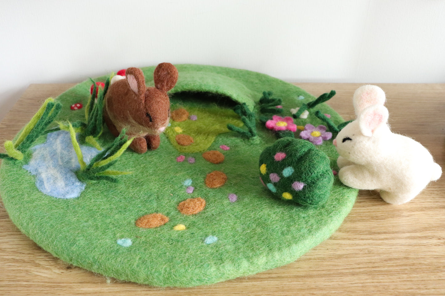 Felt Playscape Mat - Rabbit Wonderland