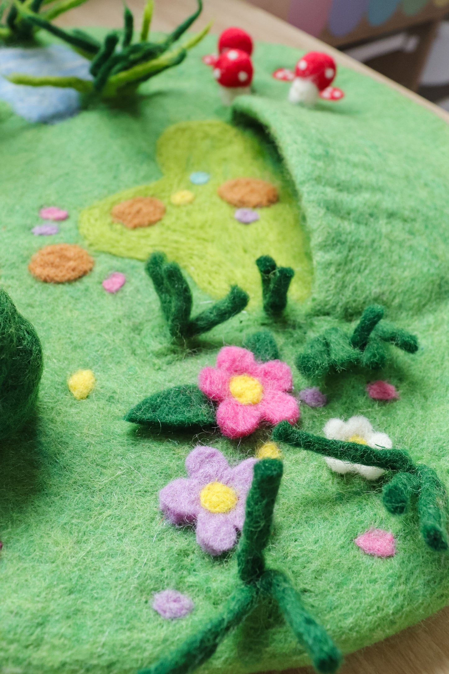 Felt Playscape Mat - Rabbit Wonderland
