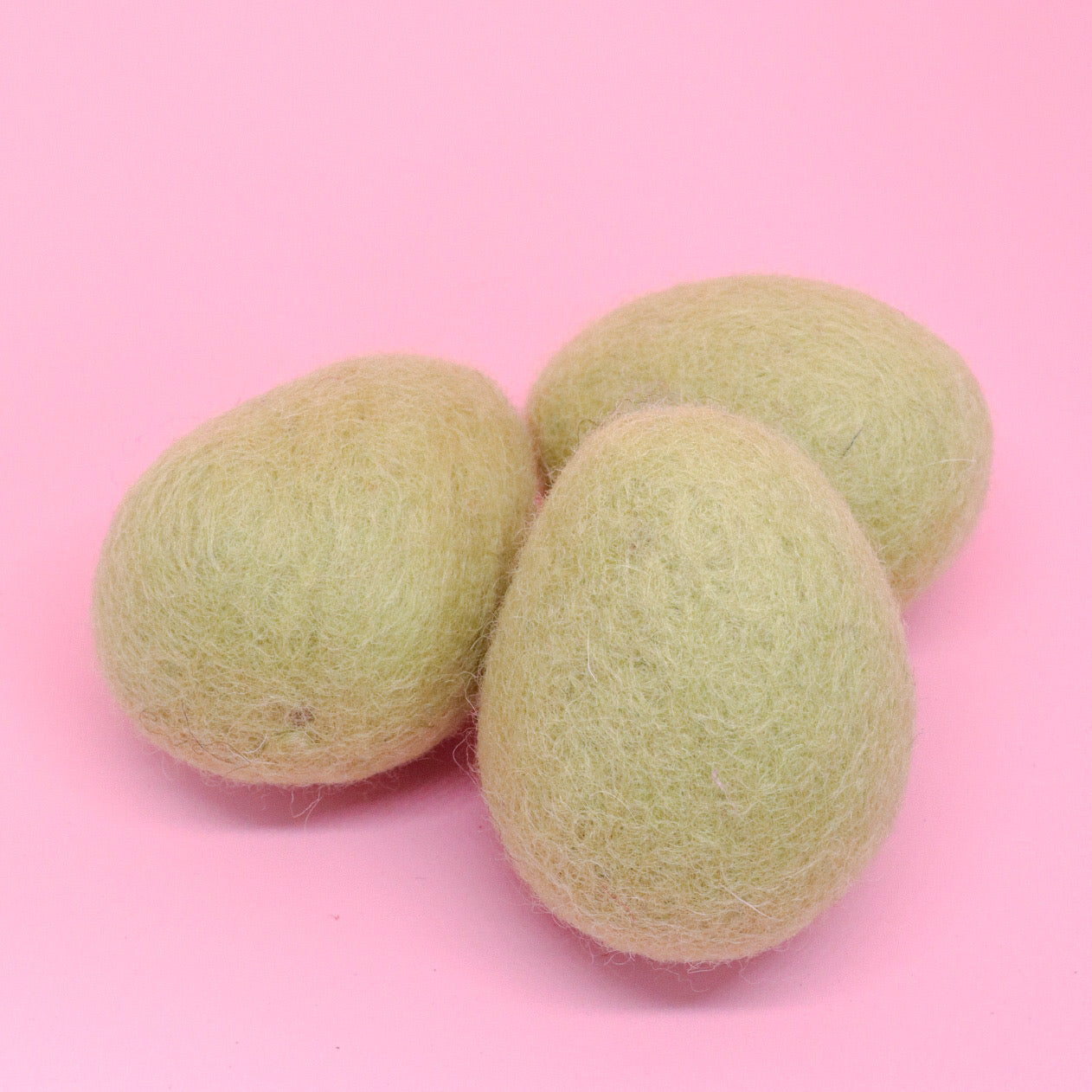 Felt Solid Coloured Easter Egg