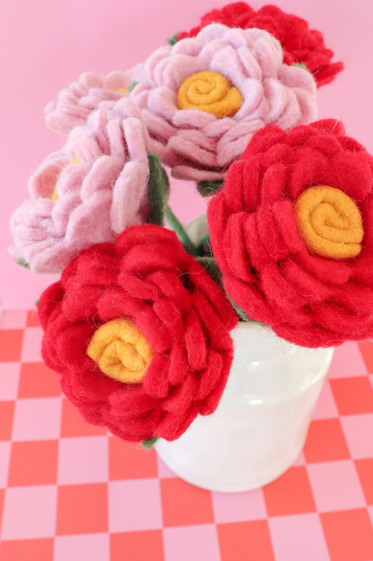 Felt Ranunculus Flowers