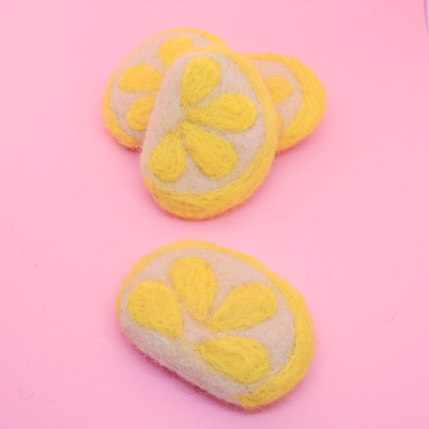 Felt Slice of Lemon