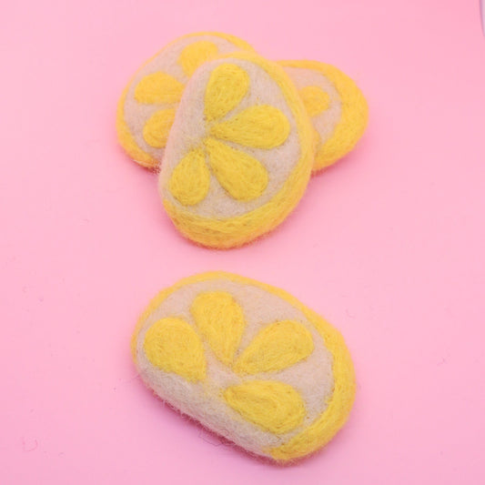 Felt Slice of Lemon