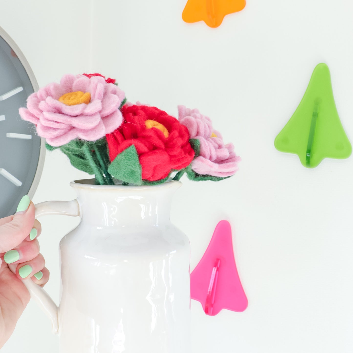 Felt Ranunculus Flowers