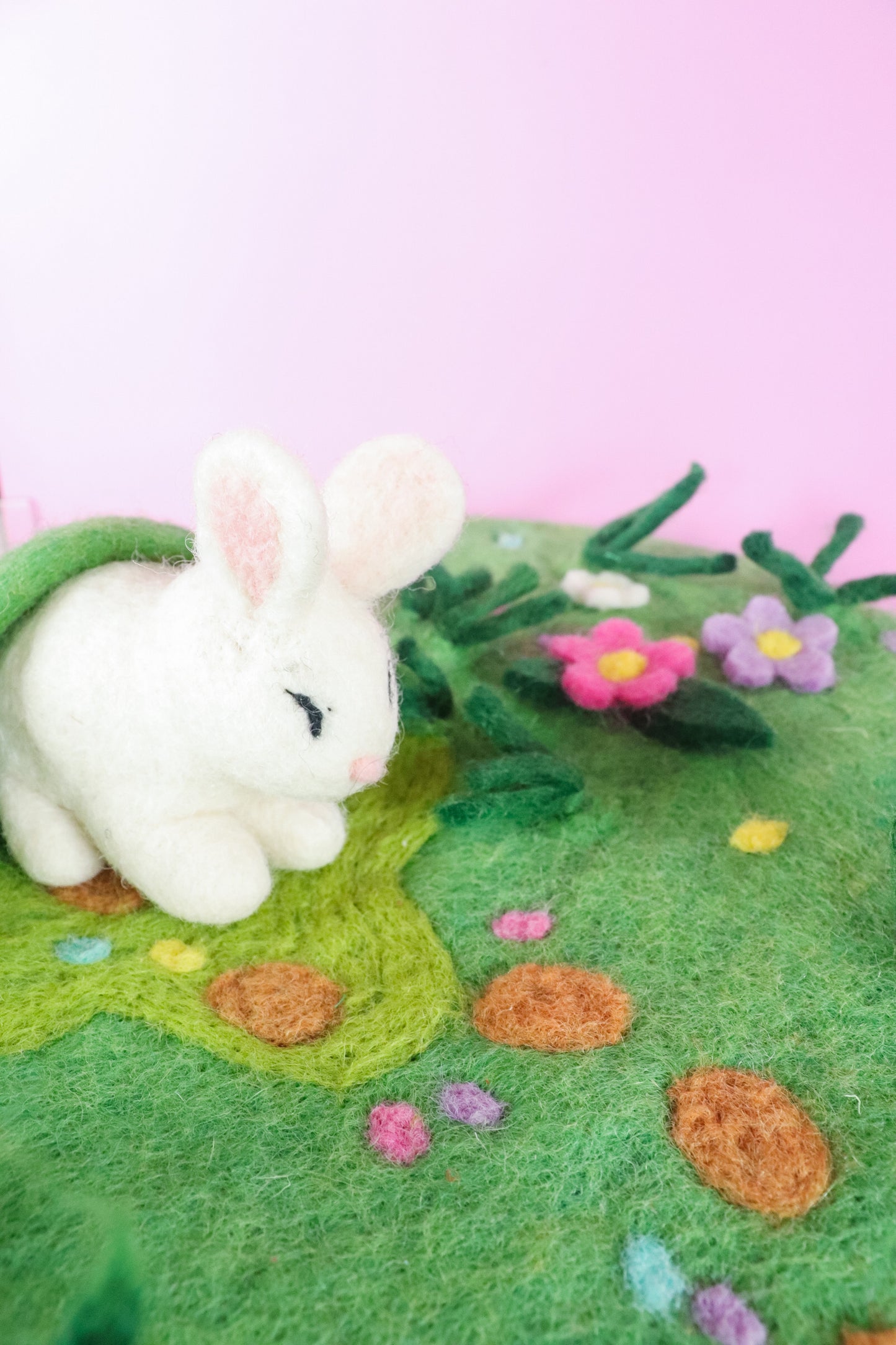 Felt Playscape Mat - Rabbit Wonderland