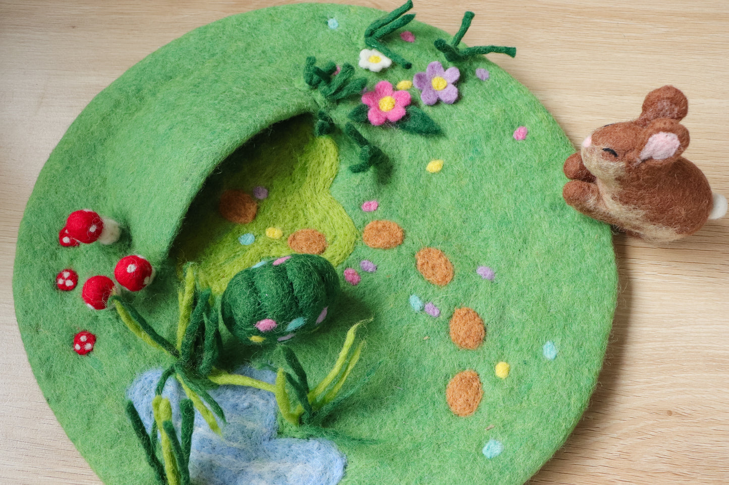 Felt Playscape Mat - Rabbit Wonderland