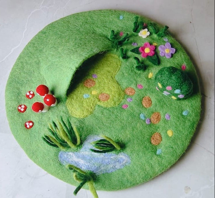 Felt Playscape Mat - Rabbit Wonderland