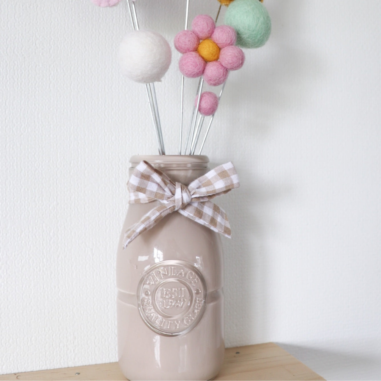 Mini Milk Bottle Vase