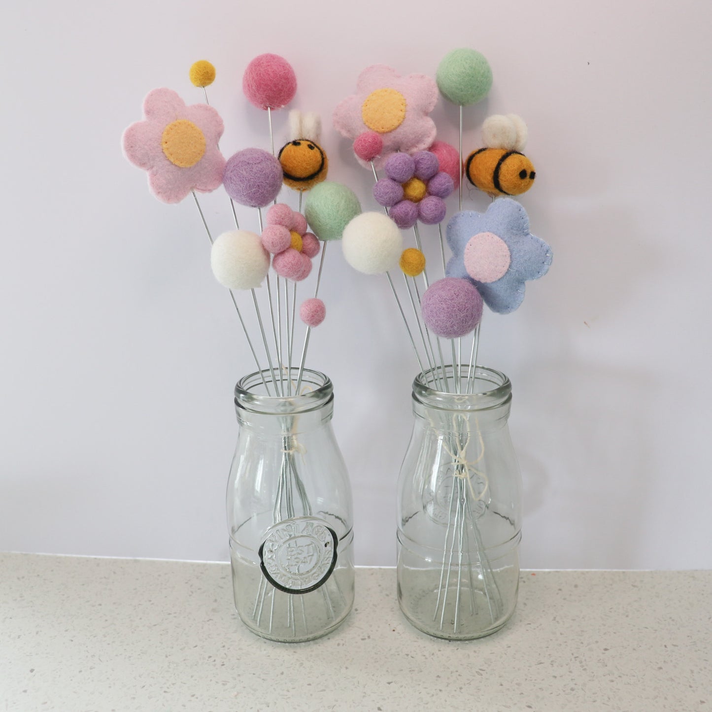 Mini Milk Bottle Vase